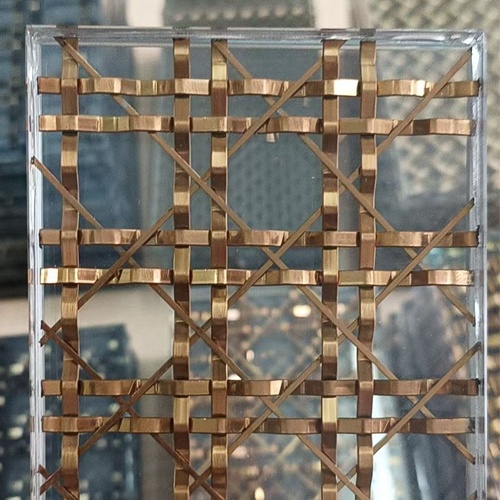 Woven Wire Mesh Laminated Glass