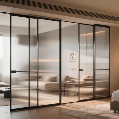 Custom Glass Wall System for Hospitality Interiors