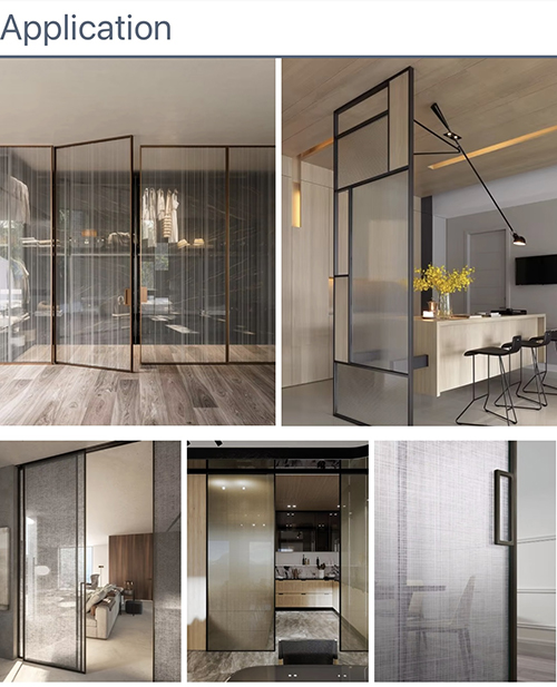 fabric laminated glass architectural application