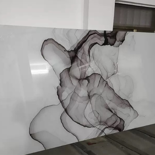 deocrative laminated glass with PET film interlayer