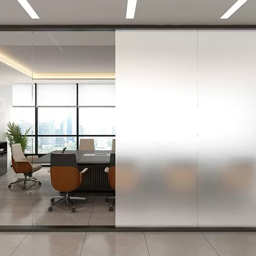 PDLC smart electrical switchable film laminated glass