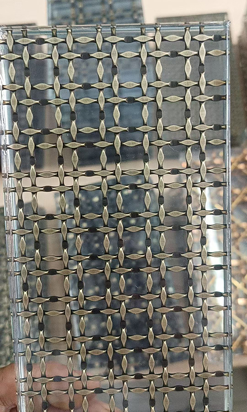 Woven Wire Mesh Laminated Glass