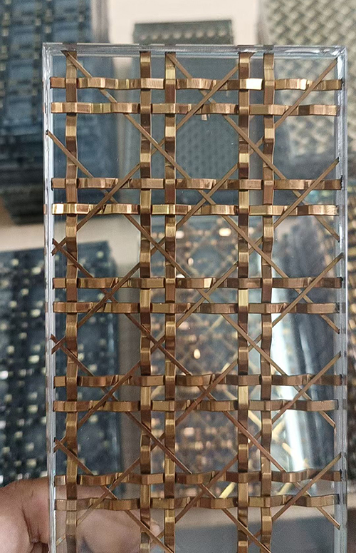 Woven Wire Mesh Laminated Glass