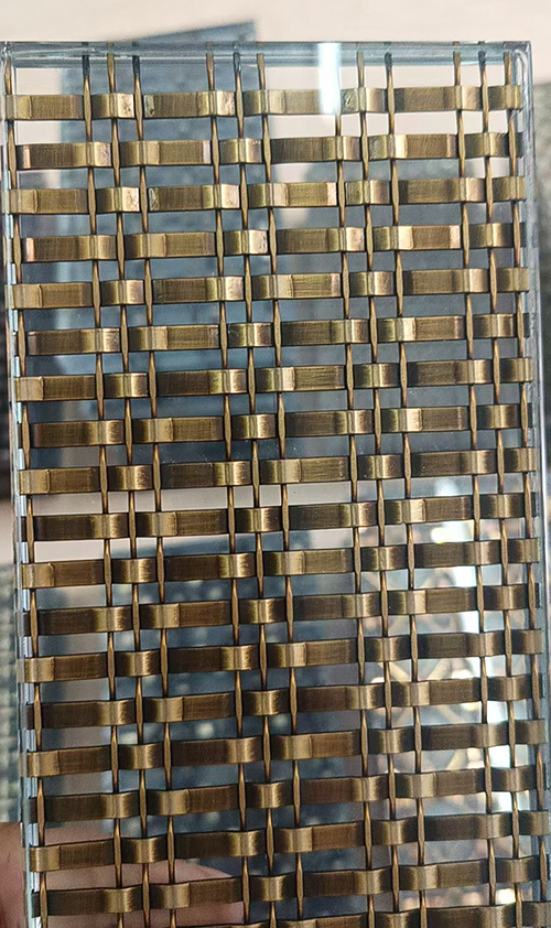 Woven Wire Mesh Laminated Glass