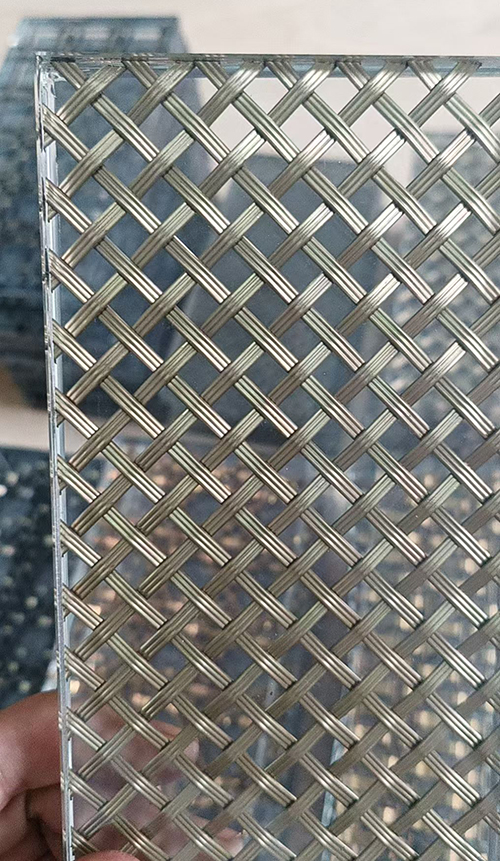 Woven Wire Mesh Laminated Glass