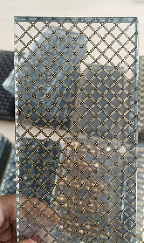 Woven Wire Mesh Laminated Glass
