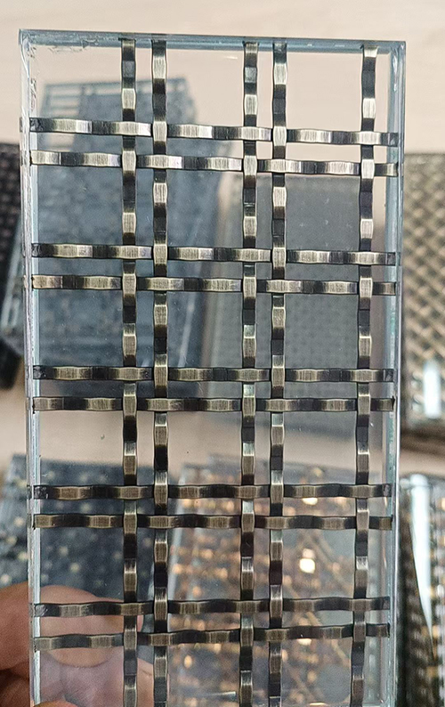 Woven Wire Mesh Laminated Glass