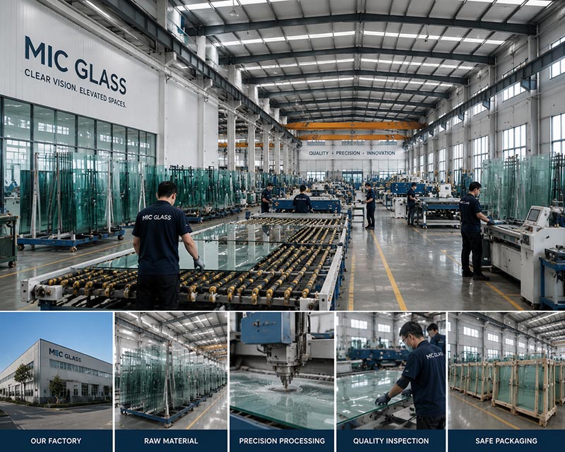 architectural glass factory in China