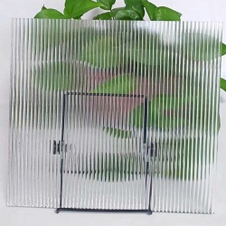 Ribbed Patterned Glass