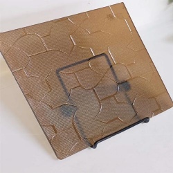 Bronze Karatachi Patterned Glass