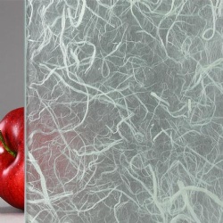 Rice Paper Interlayer Laminated Glass