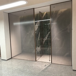 Modern Hotel Glass Showers and Bathroom Glass Walls