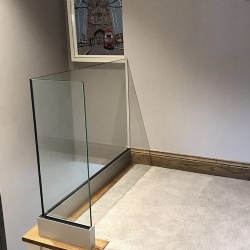 Frameless Glass Interior Fence
