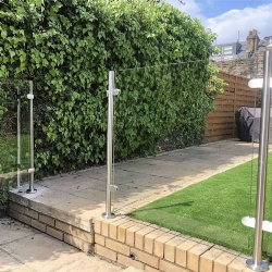 Patio Glass Railing System