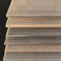 Fiber Interlayer Laminated Glass