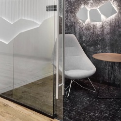Sliding glass door with one fixed glass panel