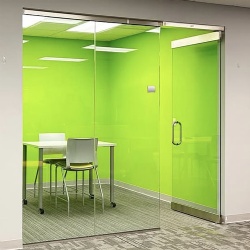 Glass Partition Wall and Swing Door